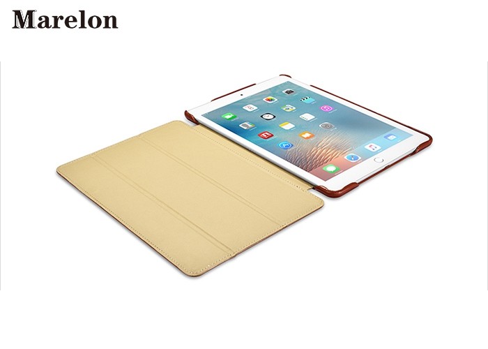 Classical Genuine Leather Ipad Air Case / Ipad Pro Case Protect Tablet Against Dirt