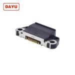 Dustproof 10 Pin SMT Iphone Female Connector With High Durability
