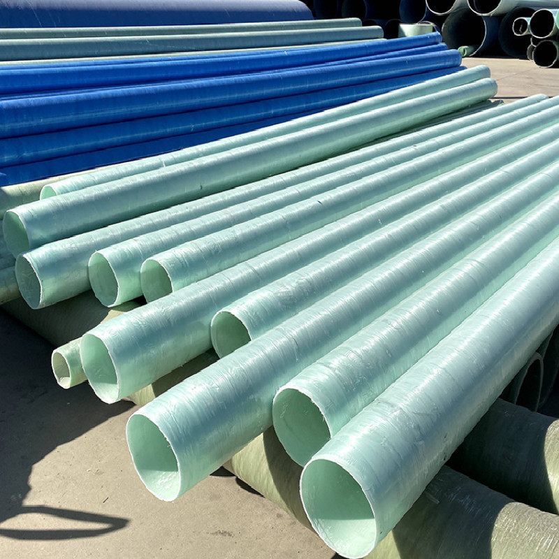 Long Lasting Durable Reinforced Fiberglass Pipe With Max Length Of 12m