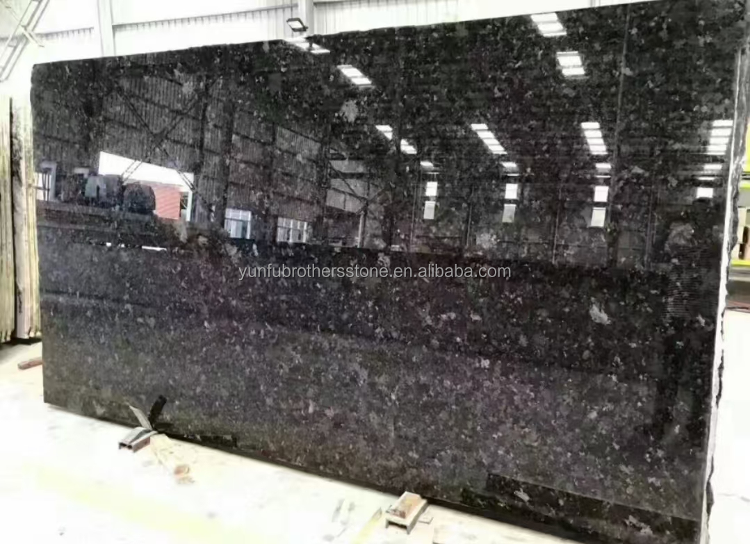Modern Style Elegant Black Marble Granite Slab for Villa Countertop and Outdoor Decor