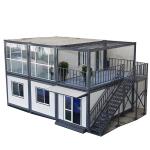 Steel 20ft 2 Bedroom Shipping Container House Anti Rust Prefabricated Homes
