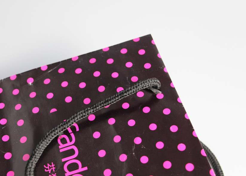Oil Vanishing Finishing Glitter Gift Bags , Customized Pretty Gift Bags With Cotton Tape