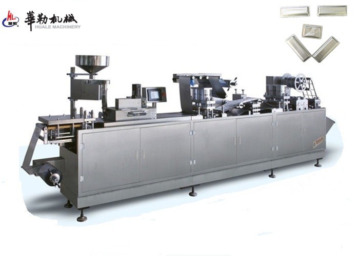 Small Alu Alu PVC Blister Packing Machine Plastic Pharmaceutical Packing