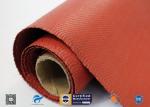 Heat Resistance Fiberglass Fabric Roll / Silicone Coated Fiberglass Fire