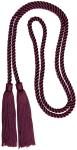52 Inches long soft rayon cotton honor cord with 4 inches tassels fringes on