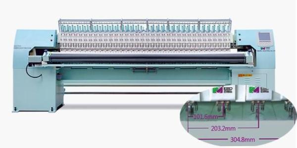 Embroidery Industrial Quilting Machine , Garment Industry Machinery 128 Inch