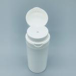 Plastic White PP Airless Bottle For Cosmetic Packaging 50ml