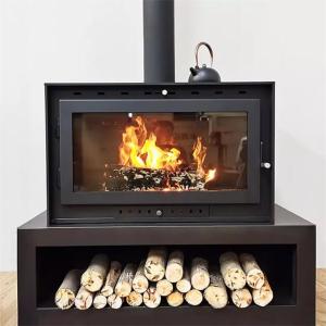 Quality Free Standing Modern Steel Wood Burning Fireplace Stove For Indoor Heating wholesale