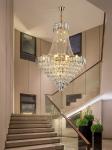 Luxury Crystal Chandelier For Living Room Large Design Lobby Hainging Lamp(WH-CY