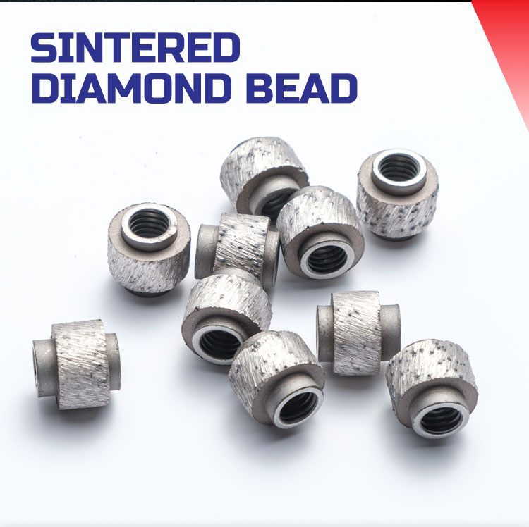 Cutting Spare Parts Sintering Diamond Wire Saw Beads for Stone Cutting Applications