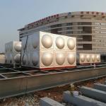 Welding Insulated Water Tank 1.2mm - 3mm Panel Thickness Silver color