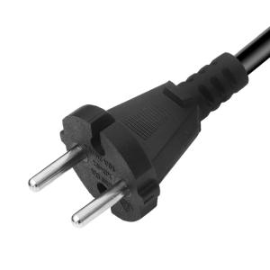 Quality XianD supply tv 2 Pin eu Plug Electric Supply KC approved 360 extension hair dyre cord wire electric high power cable wholesale