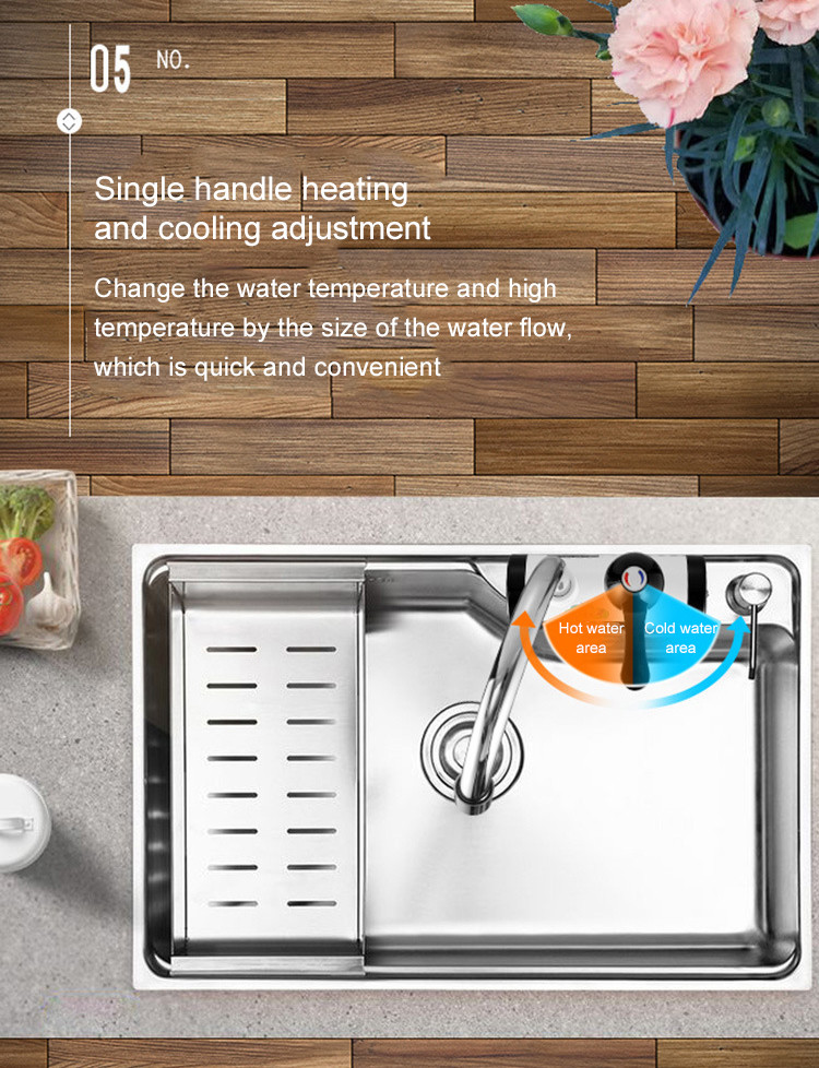 50HZ Instant Electric Automatic Hot Water Tap 0.04-0.6MPA