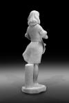 Indoor art exhibition marble sculptures beautiful girl stone statue,stone
