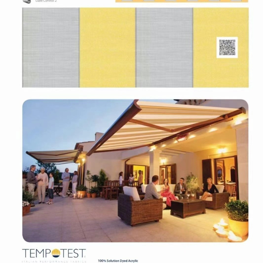 Waterproof Sunshade Full Cassette Awning Custom Outdoor Retractable Motorized