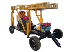 Quality BW160 200 Meter Rubber Trailer Mounted Drilling Rigs wholesale