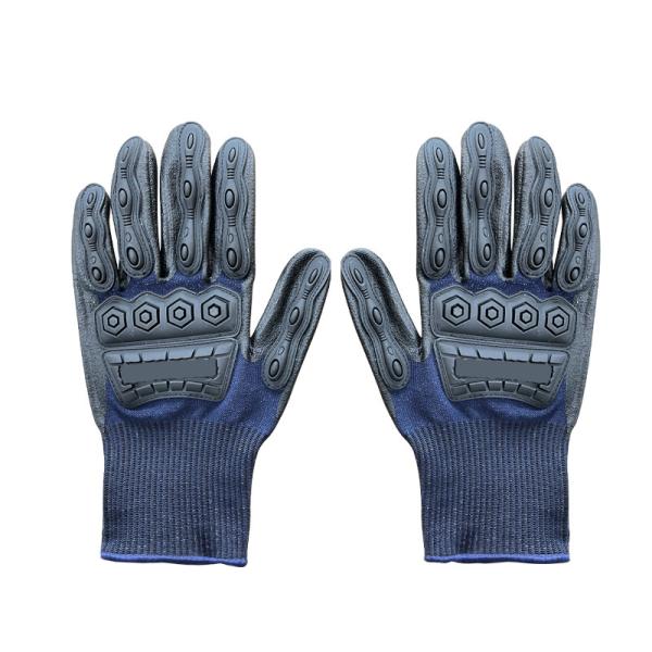 Anti Slip Half Finger Glove for Outdoor Climbing about 0.2kg/pair PU/Nylon/Fiber