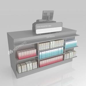 Quality GDR09-Y001-D Retail Display Counter with 5mm Gray Glass and Lockable Drawer Fronts for Mall Booths wholesale