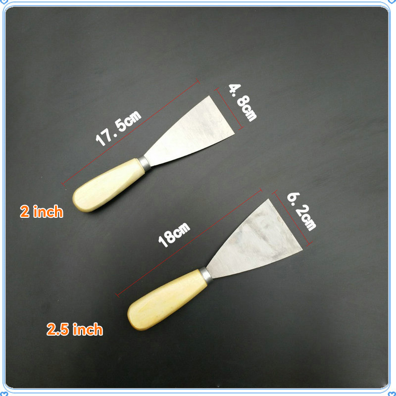 DIY Grade Stainless Steel Blade Rose Wood Handle Scraper Tool for Building Decoration