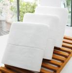 5 Star Hotel 32S Satin 100% Cotton Bath Towel 70*150cm, 600g for wholesale, logo