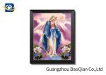 Black Frame Lenticular Flip Christian Blessed Vigin Mary Poster Religion Wall