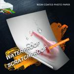 A4 Mid Glossy Resin Coated Photo Paper , 200gsm Glossy Photo Paper Home Use