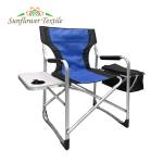 Outdoor Folding Aluminum Director Chair With Side Cooler Bag