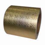 Golden Silver Metallized Paper Packaging 55GSM Embossing Aluminized Paper