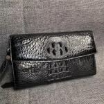Authentic True Alligator Leather Men Wristlets Envelop Purse Genuine Exotic