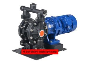 Quality Polypropylene Electric Double Diaphragm Pump 70m 3 Inch Motor Driven wholesale