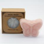 Vegetable Fibre Body Butterfly Bath Sponge Natural Facial Makeup Remover