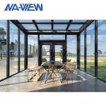 Aluminium All Season Sunroom Addition Single Toughened Roof Glass