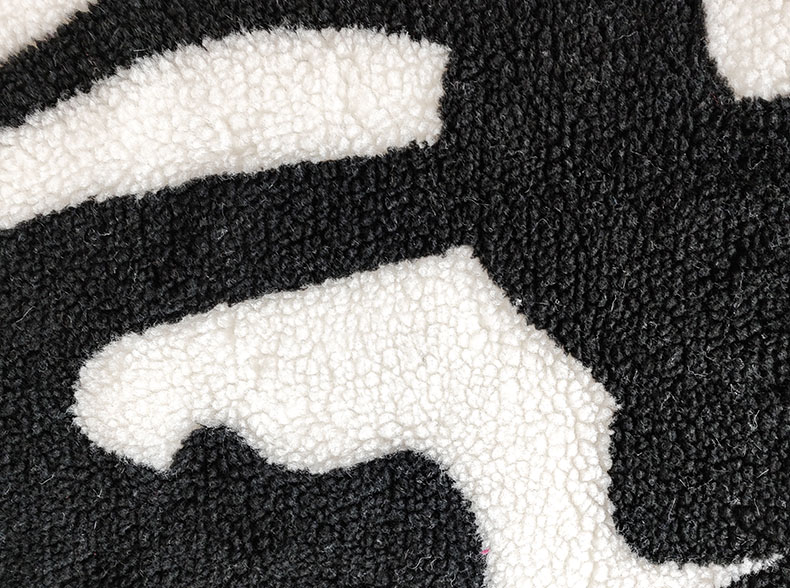Polyester Custom Single Side Printed Sherpa Fleece Fabric For Garment Blanket
