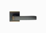 Luxury Brass Door Lock Set Modern Minimalist Door Handle 85mm 72mm Hole Distance