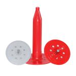 Custom Plastic Insulation Anchors Drywall Dowel Board Anchors HDPE Fluted Shank