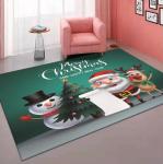Cartoon Merry Christmas Patterns Living Room Floor Carpets
