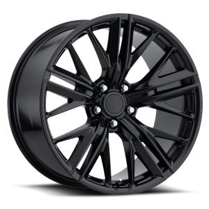 Quality 20 Inch ZL1 Camaro Chevrolet Replica Wheels Staggered 20x10 20x11 Gloss Black 5x120 wholesale
