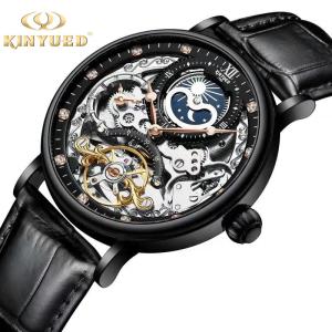 Quality KINYUED New design Multifunctional mechanical watch Tourbillon mechanical movement wholesale