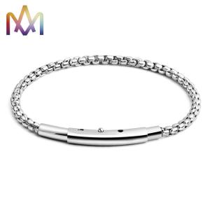 Quality Hypoallergenic SS316L Men Punk Bracelet With Handmade Cuff Chain wholesale