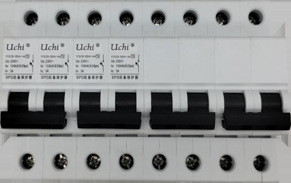 Cheap 100ka Circuit Breaker With Surge Protection , 144mm Width SPD Circuit Breaker for sale