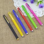 Gel pen,Promotional gel-ink pen with cap,black rubber gel-ink pen,
