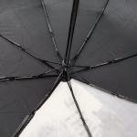 Lady Fashionable Auto Open Close Umbrella Rubber Coating Handle 21 Inches