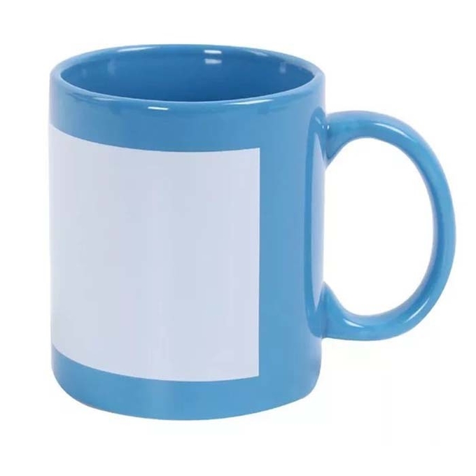 Blank 11oz Ceramic Sublimation Coloured Mugs Two Tone Design Microwave Safe
