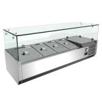 201 SS 120W Table Top Fridge Freezer For Salad