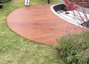 Quality Non Skid Bamboo Outdoor Wood Tile , Outdoor Deck Flooring With Multilayer wholesale