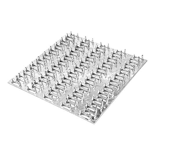 Roofing Wood Connector 1mm Thick Galvanized Steel Truss Plate with Nail Teeth 8mm