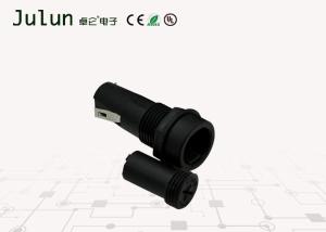 Quality Black Electrical Fuse Holder PA66 Material 250v Fuse Holder 6.3A Current Range wholesale