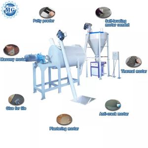 Quality MG Dry Mortar Mix Machine With Ribbon Mixer Simple 35KW Plant 415V wholesale