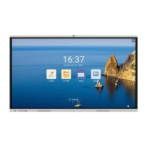 Quality Wired LAN WIFI 4G Interactive Flat Panel Display 75 Inch 4K With Camera wholesale