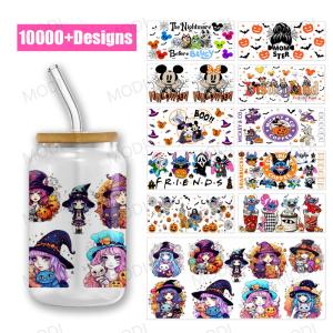 Quality UV DTF Transfers For Halloween Cup Wrap Designs On Glass Tumblers For Holiday Decor wholesale